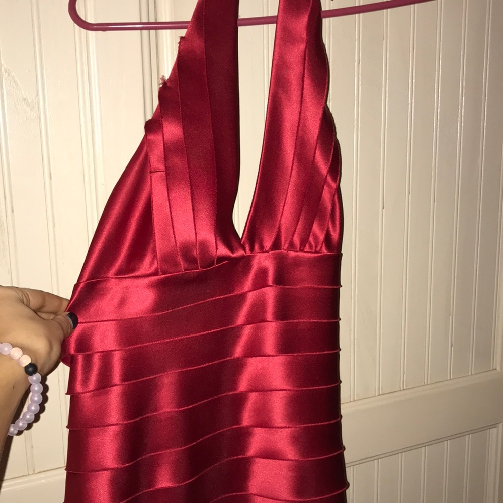 BCBG Red Halter Dress